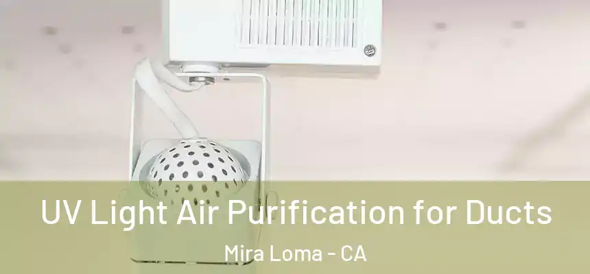  UV Light Air Purification for Ducts Mira Loma - CA
